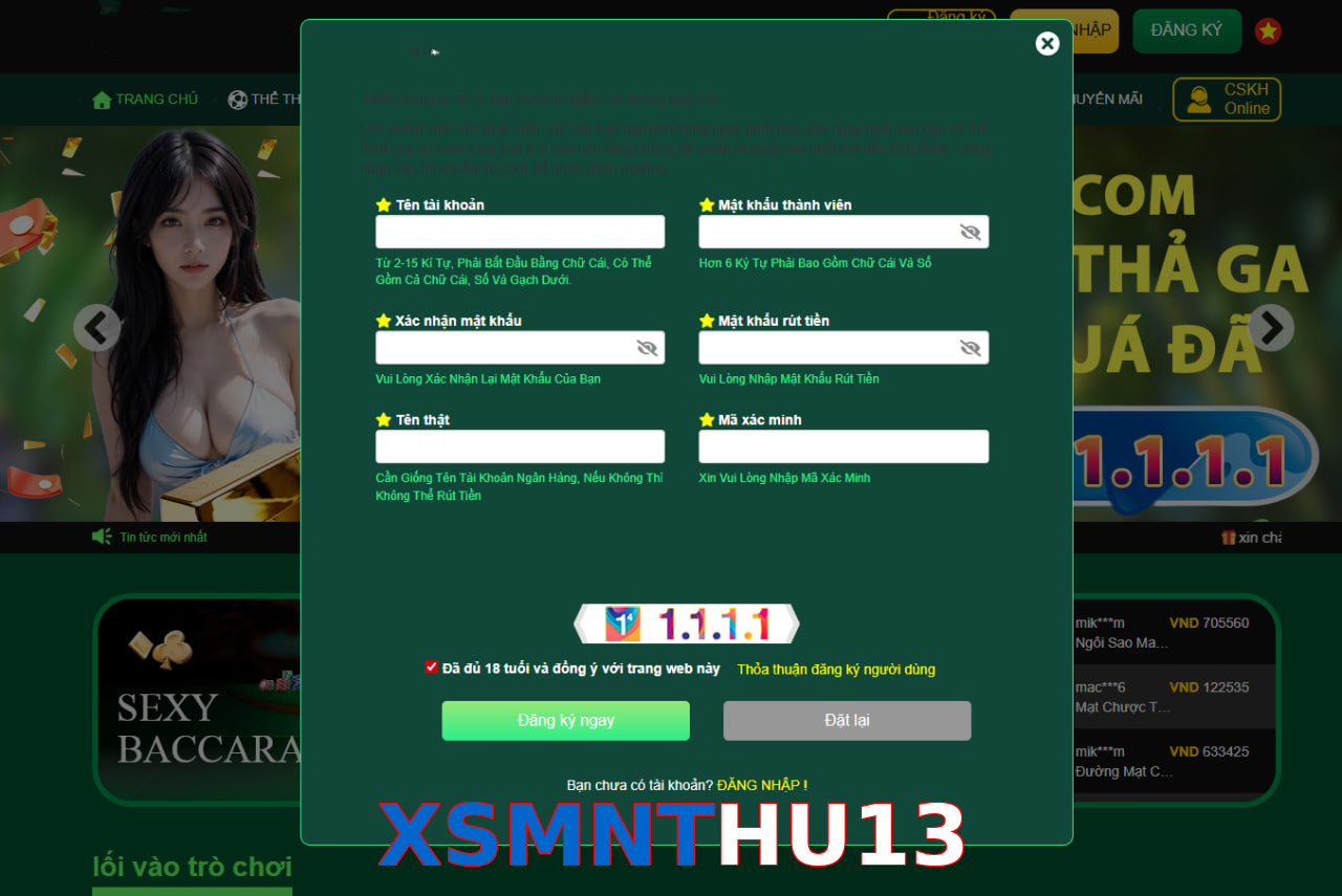 XSMNTHU13